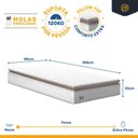 Ver imagem 6 de Cama Box com Colchão de Molas Ensacadas Pillow Top Neve Solteiro 88cm