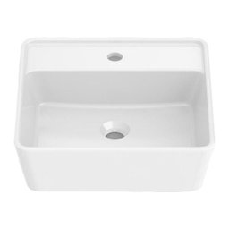 Cuba Apoio 42x42cm Optica com Mesa Quadrado Branco CQ42. A327B10000 Roca - 1