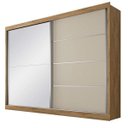 Ver imagem 4 de Guarda-roupa com Espelho 2 Portas de Correr Verona Plus