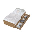 Ver imagem 6 de Cama de Solteiro com 3 Gavetas Genebra Mel