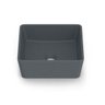 Cuba Apoio 35x35cm Optica Com Mesa Quadrada Grafito.CQ35 A327B11870 Roca - 1