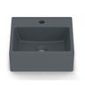 Cuba Apoio 42x42cm Optica Com Mesa Quadrada Grafito PQ42 A327A10870 Roca - 1