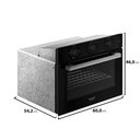 Ver imagem 6 de Forno de Embutir Elétrico Dako Supreme 52l Analógico Preto 110v