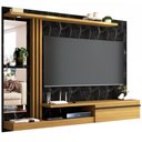 Ver imagem 2 de Painel para Tv até 55 Polegadas com Led Tulum 1 Porta Nero/cinanomo - Panorama Móveis