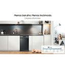 Ver imagem 6 de Lava-louças Samsung Inox Preta 10 Serviços 110v, Compacta e Eficiente, Modelo Dw50c6070fg/az