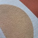 Ver imagem 2 de Capa Almofada Linho Aplique Boucle Estampa 45x45cm Terracota