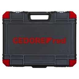 Maleta Jogo Soquete Encaixe 1/4 3/8 1/2 Gedore Red R45603172 - 3