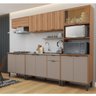 Cozinha Modulada Completa 5 Peças Beatriz Nogal Damasco - 1