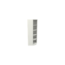 Sapateira Giratória M1 Armário Multifuncional Closet Loja VETORIAL MÓVEIS Branco - 3
