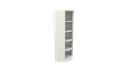 Ver imagem 3 de Sapateira Giratória M1 Armário Multifuncional Closet Loja VETORIAL MÓVEIS Branco