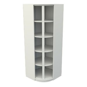 Sapateira Giratória M1 Armário Multifuncional Closet Loja VETORIAL MÓVEIS Branco