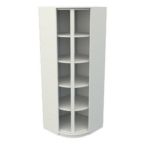 Sapateira Giratória M1 Armário Multifuncional Closet Loja VETORIAL MÓVEIS Branco