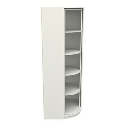 Sapateira Giratória M1 Armário Multifuncional Closet Loja VETORIAL MÓVEIS Branco - 8