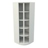 Sapateira Giratória M1 Armário Multifuncional Closet Loja VETORIAL MÓVEIS Branco - 7