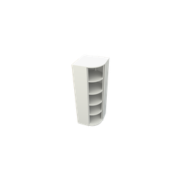 Sapateira Giratória M1 Armário Multifuncional Closet Loja VETORIAL MÓVEIS Branco - 6