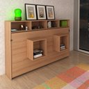 Ver imagem 2 de Cama Articulada Solteiro Para Colchão 88 X 188Cm Multimóveis Vcr35066 Amêndoa Amêndoa