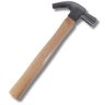 Martelo Unha Cabo de Madeira Reforçado 18mm - 5