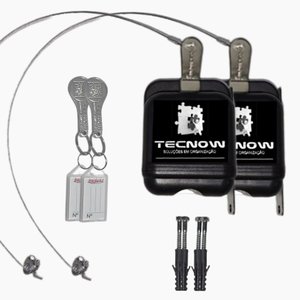 02 Travas Carrinho De Compras Condomínio + 2 Chaves Tecnow