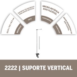 Dremel Suporte para Micro Retífica 2222 Acoplamentos - 2
