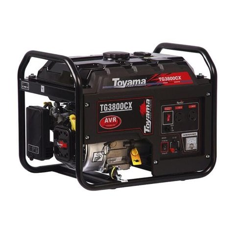 Gerador A Gasolina Toyama Com Regulador Automático de Tensão Bivolt Tanque 25L