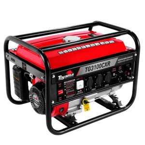 Gerador A Gasolina Toyama 3100W Bivolt Com Regulador Automático de Tensão Motor 4 Tempos