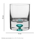Ver imagem 7 de Jogo 6 Peças Copo Baixo de Cristal 300ml Transparente 10x8x8cm Água Suco Drinks