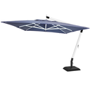 Ver imagem 1 de Ombrelone Std Lateral Plus 3.0x3.0 Alumínio 52.0.022 + Inox Cor: Azul Marinho