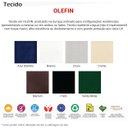 Ver imagem 2 de Ombrelone Std Lateral Plus 3.0x3.0 Alumínio 52.0.022 + Inox Cor: Azul Marinho