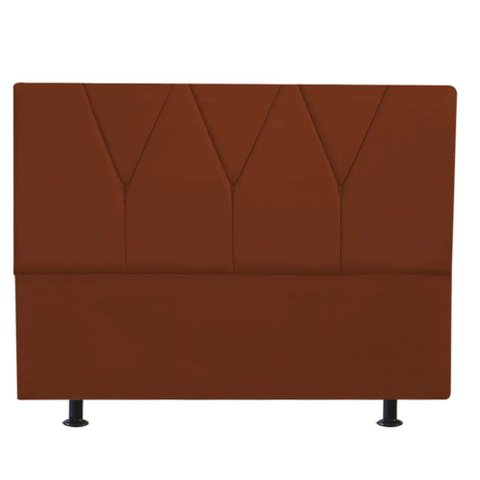 Cabeceira Estofada Queen 160CM Jade Suede Terracota - D A DECOR D&A Decor