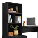 Ver imagem 5 de Mesa Escrivaninha com Estante Livreiro 138cm Jay Preto Z49 - Mpozenato