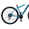 Bicicleta Aro 29 Krw Alumínio 27 Vel Freio Hidráulico Suspensão com Trava S9 21 Azul-preto - 5