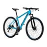 Bicicleta Aro 29 Krw Alumínio 27 Vel Freio Hidráulico Suspensão com Trava S9 21 Azul-preto - 6