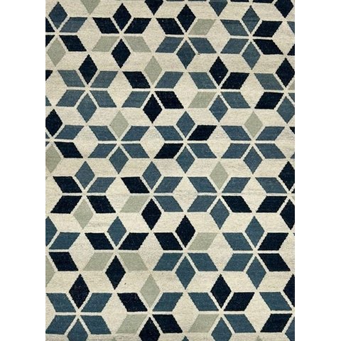 Tapete Kilim Delhi 250x350 Azul