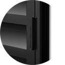 Ver imagem 4 de Portinha para Abrigo D'Agua/Gas 80 x 80 Plus 1F s/Ventil.Preto Brimak