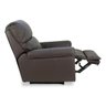 Poltrona Reclinável Elétrica Alpha - Couro Legítimo Marrom Café - 3