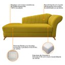 Ver imagem 6 de Kit Diva Recamier Vanessa 140cm Lado Esquerdo e 02 Poltronas Laura Suede - Doce Sonho Móveis RECAMIE