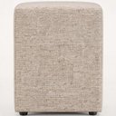 Ver imagem 7 de Kit 2 Puffs Quadrado Decorativo Sala de Estar Linho Bege