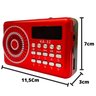 Mini Radio Portatil Fm De Bolso Recarregável - 3