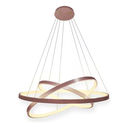 Ver imagem 1 de Lustre Pendente 3 Arcos Led 60w 3200k Rose Domum