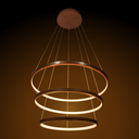Ver imagem 2 de Lustre Pendente 3 Arcos Led 60w 3200k Rose Domum