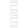 Estante Painel Encaixe Multiuso com 08 Prateleiras Vick Branco - Lyam Decor - 4
