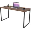 Ver imagem 4 de Kit 2 Mesas para Escritório Home Office Estilo Industrial Form 135cm Nogal - Lyam Decor