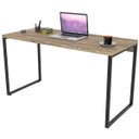 Ver imagem 4 de Kit 2 Mesas para Escritório Home Office Estilo Industrial Form 135cm Carvalho - Lyam Decor