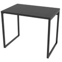 Ver imagem 6 de Kit 2 Mesas para Escritório Home Office Estilo Industrial Form 90cm Preto Onix - Lyam Decor