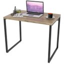 Ver imagem 4 de Kit 2 Mesas para Escritório Home Office Estilo Industrial Form 90cm Carvalho - Lyam Decor