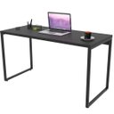 Ver imagem 4 de Kit 2 Mesas para Escritório Home Office Estilo Industrial Form 135cm Preto Onix - Lyam Decor