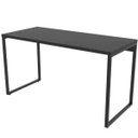Ver imagem 6 de Kit 2 Mesas para Escritório Home Office Estilo Industrial Form 135cm Preto Onix - Lyam Decor