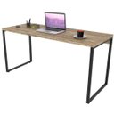 Ver imagem 4 de Kit Mesa Para Escritório com Estante 4 Prateleiras Industrial Form 150 cm Carvalho - Lyam Decor