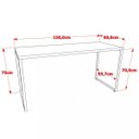 Ver mais imagens de Kit Mesa Para Escritório com Estante 4 Prateleiras Industrial Form 150 cm Carvalho - Lyam Decor