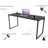 Mesa para Escritório Home Office Estilo Industrial Form 150cm - Lyam Decor - 3
